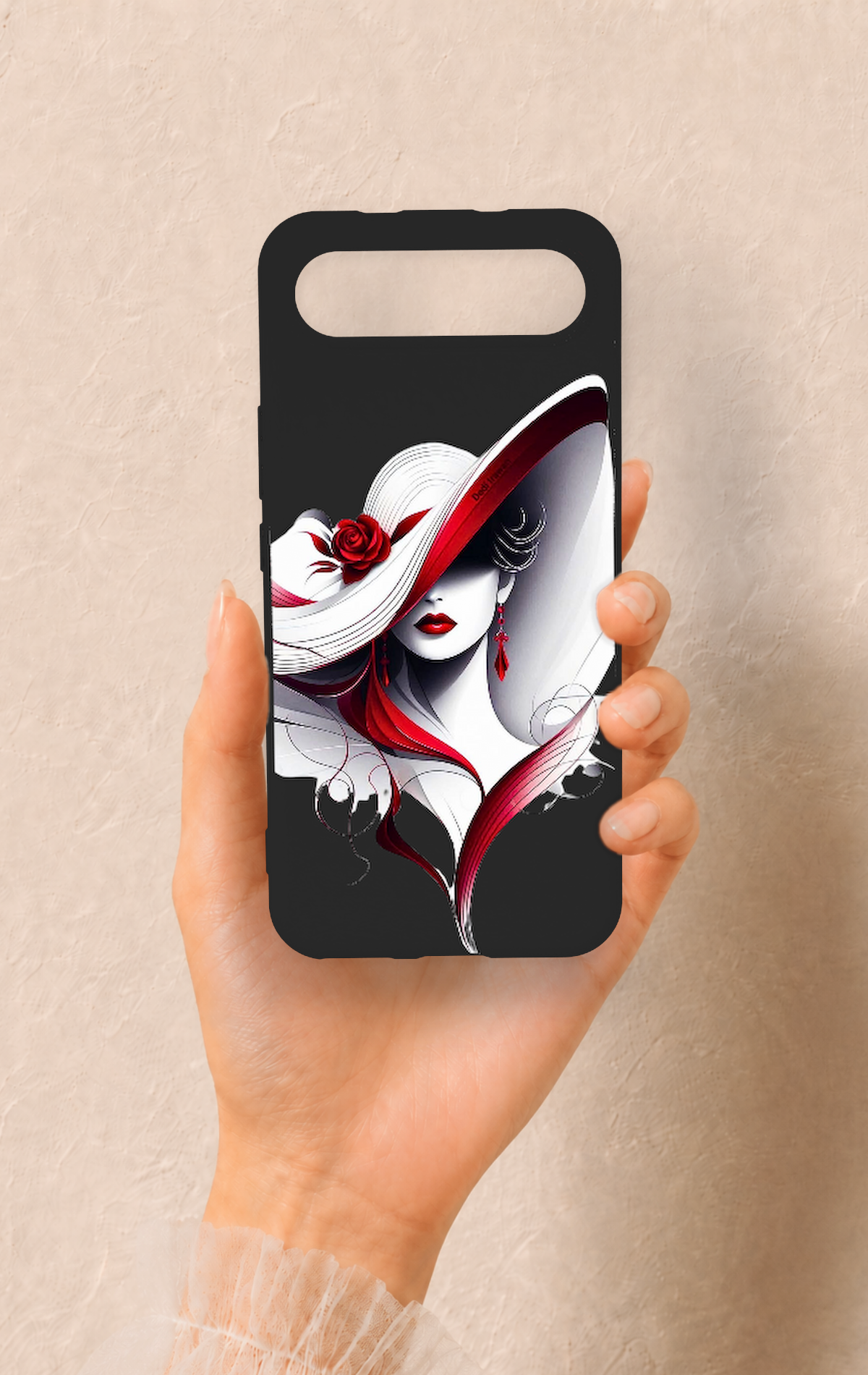Tecno Spark Slim Uyumlu Matmazel Desenli Silikon Kılıf
