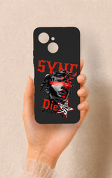 Tecno Spark 40C Uyumlu Sync Die Desenli Silikon Kılıf