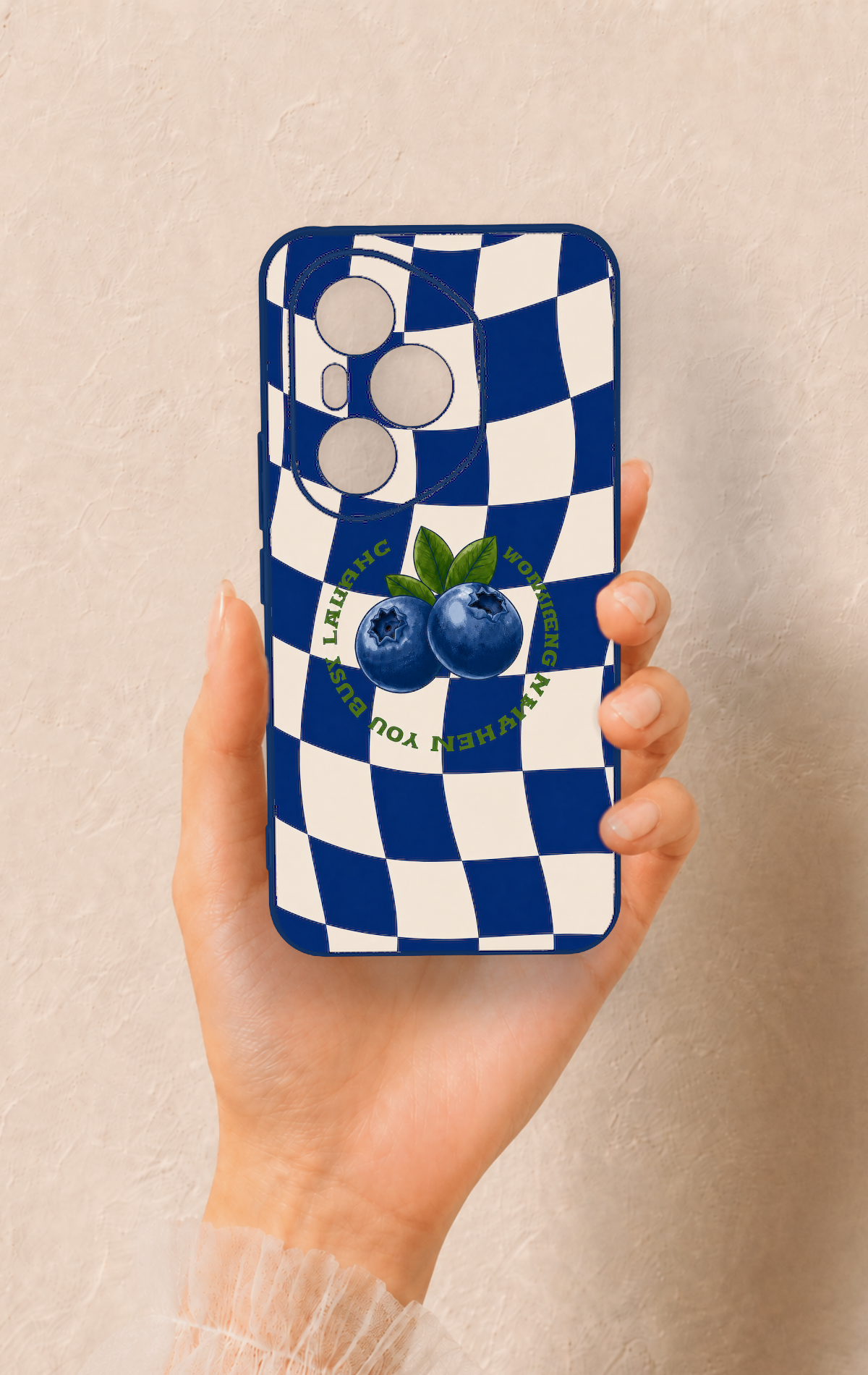 Honor 400 Pro Uyumlu Yaban Mersini Desenli Silikon Kılıf