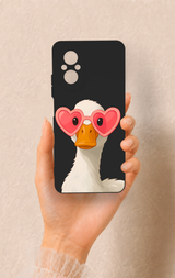 Realme 12 Lite Uyumlu Aşık Ördek Desenli Silikon Kılıf