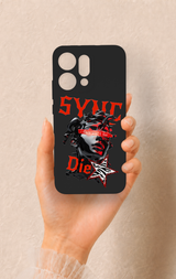 Oppo Reno 14 Uyumlu Sync Die Desenli Silikon Kılıf