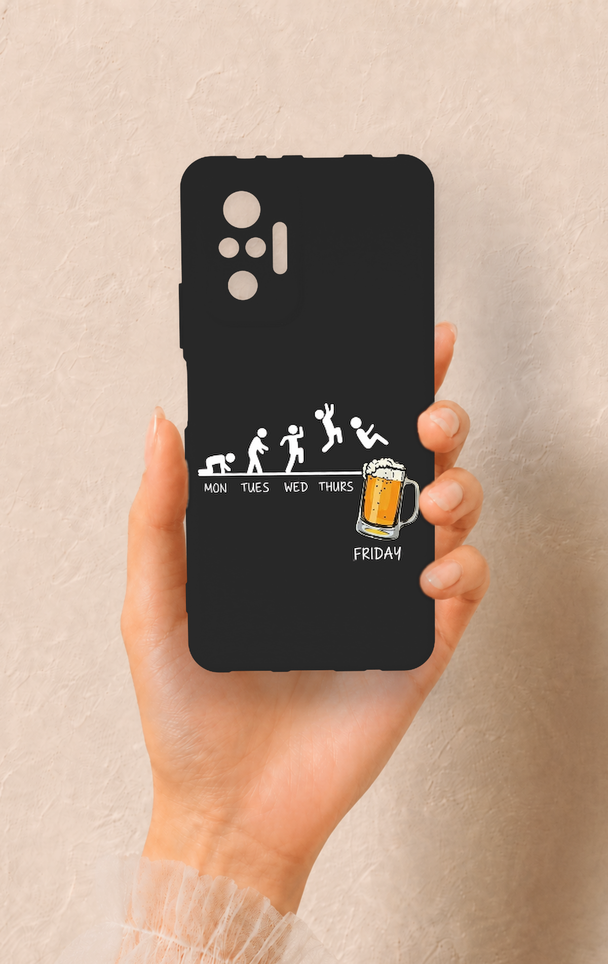 Redmi Note 10 Pro Uyumlu Fun Day Friday Desenli Silikon Kılıf