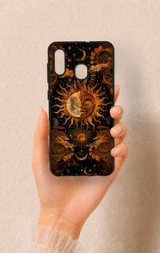Samsung A20-A30 Uyumlu Mistik Güneş Desenli Silikon Kılıf