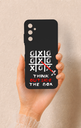 Samsung A05s Uyumlu Out Side The Box Desenli Silikon Kılıf