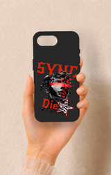 iPhone 16E Uyumlu Sync Die Desenli Silikon Kılıf