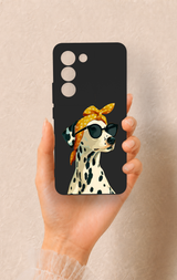 Vivo V30 Lite Uyumlu Cool Dalmaçyalı Desenli Silikon Kılıf