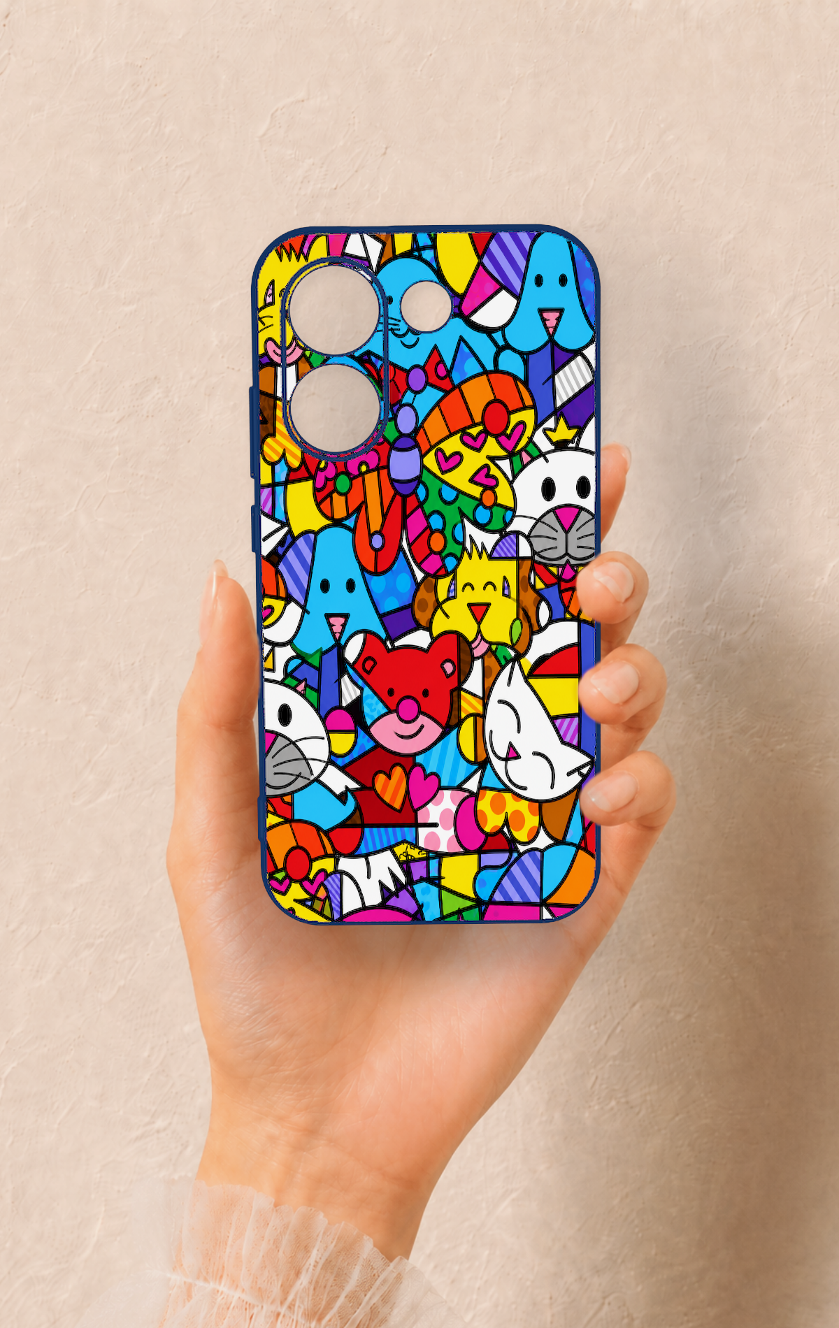 Poco X8 Pro Uyumlu Britto Garden Desenli Silikon Kılıf