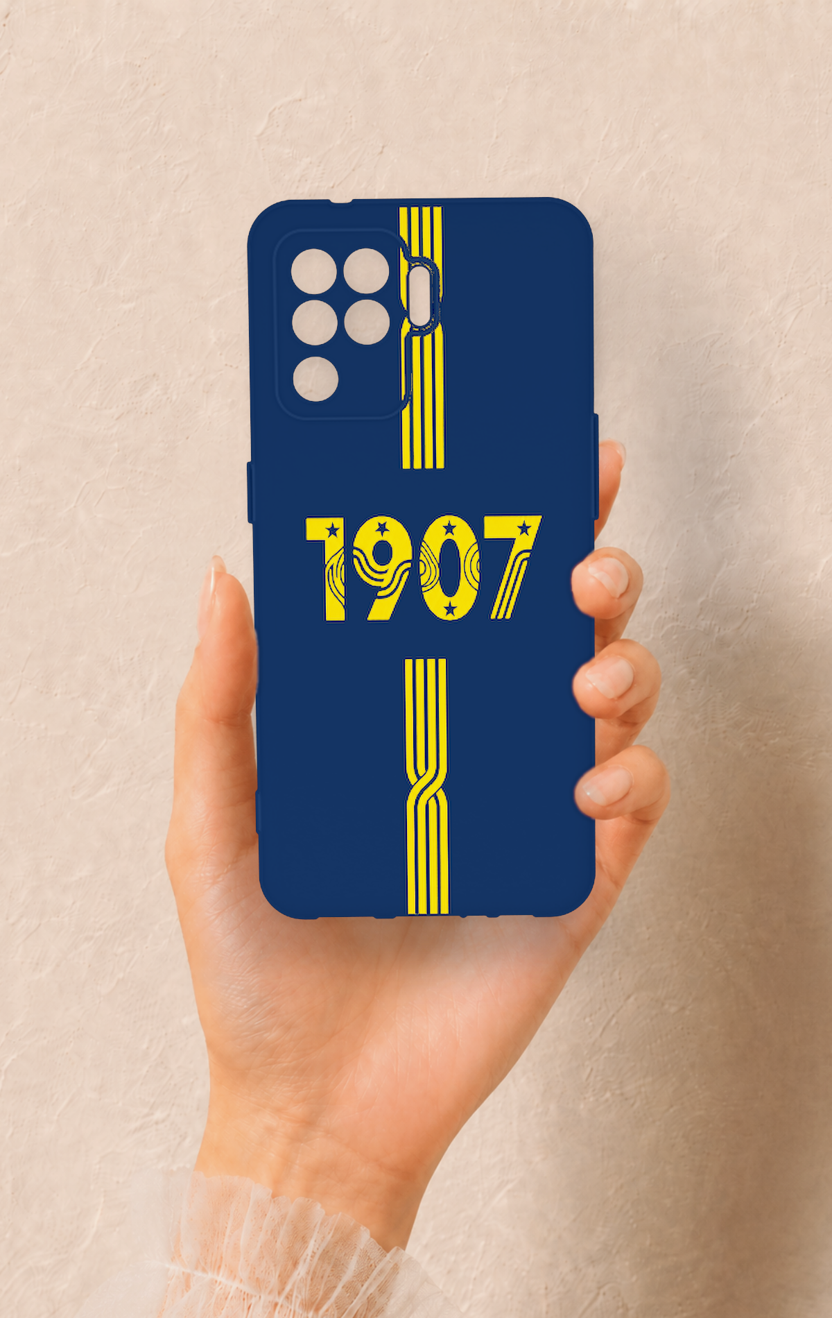 Oppo Reno 5 Lite Uyumlu 1907 Kemer Desenli Silikon Kılıf