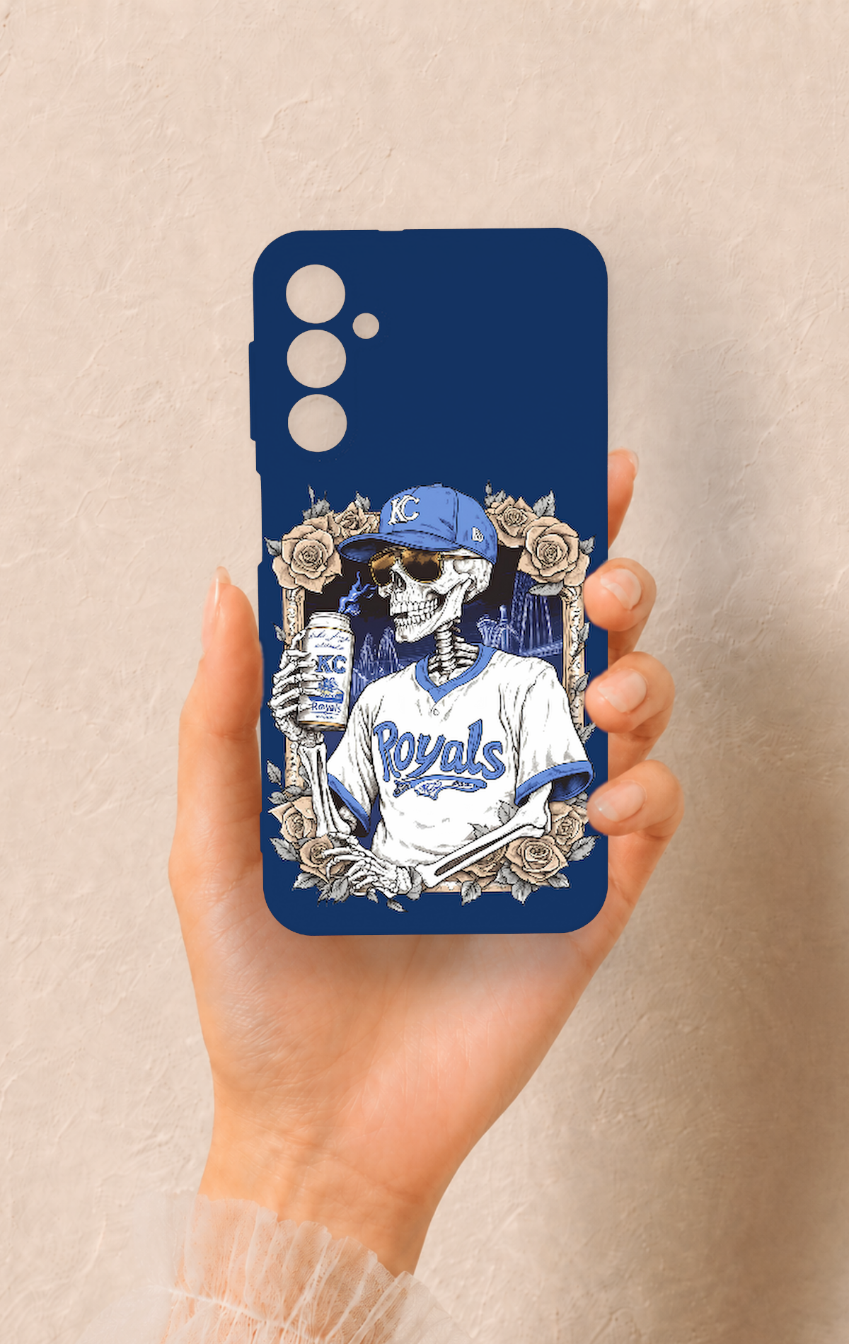 Samsung A24 Uyumlu Royals Desenli Silikon Kılıf