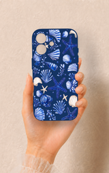iPhone 17 Uyumlu Deniz Kabuğu Desenli Silikon Kılıf