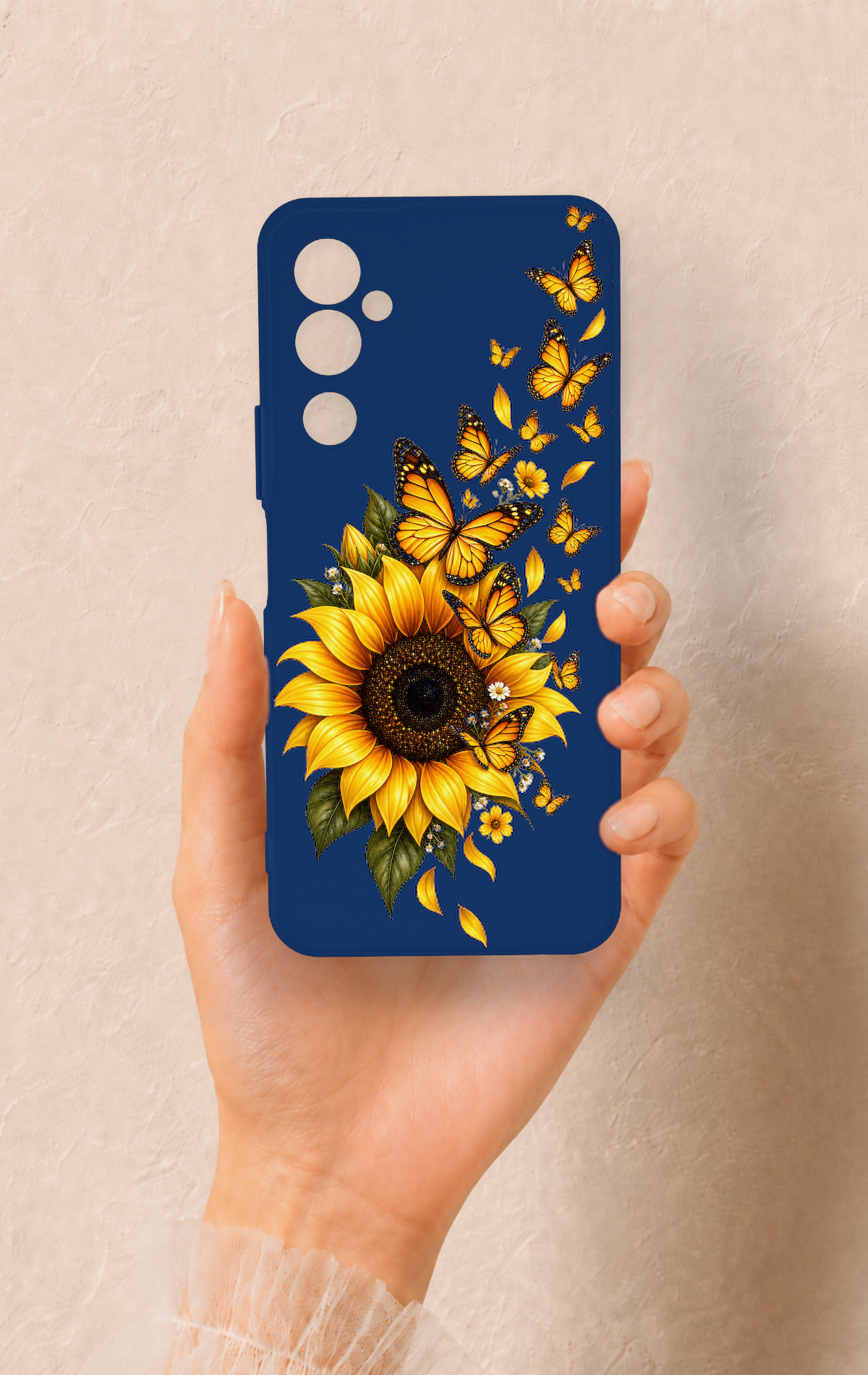 Tecno Pova Neo 2 Uyumlu Ayçiçeği Desenli Silikon Kılıf