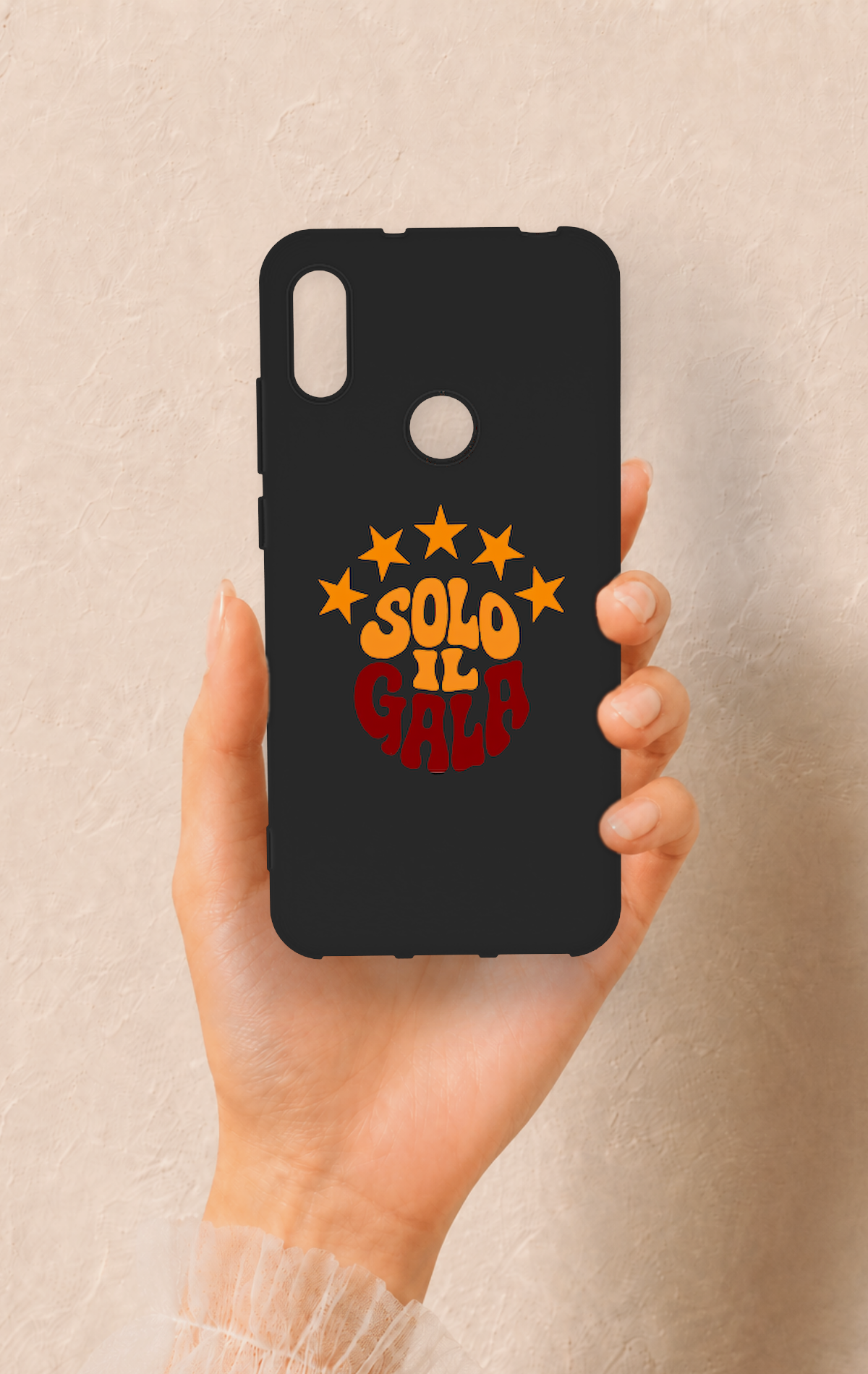 Huawei Y6 2019 Uyumlu Solo IL Gala Desenli Silikon Kılıf