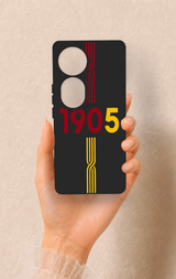Vivo V40 Uyumlu 1905 Kemer Desenli Silikon Kılıf