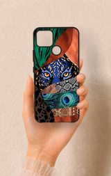 Realme C25 Uyumlu Amazon Kaplan Desenli Silikon Kılıf