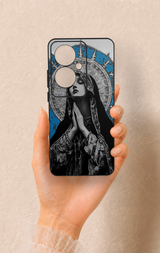 Oppo Reno 11F Uyumlu Rahibe Desenli Silikon Kılıf