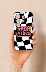 Tecno Camon 50 4G Uyumlu Black Good Vibes Desenli Silikon Kılıf