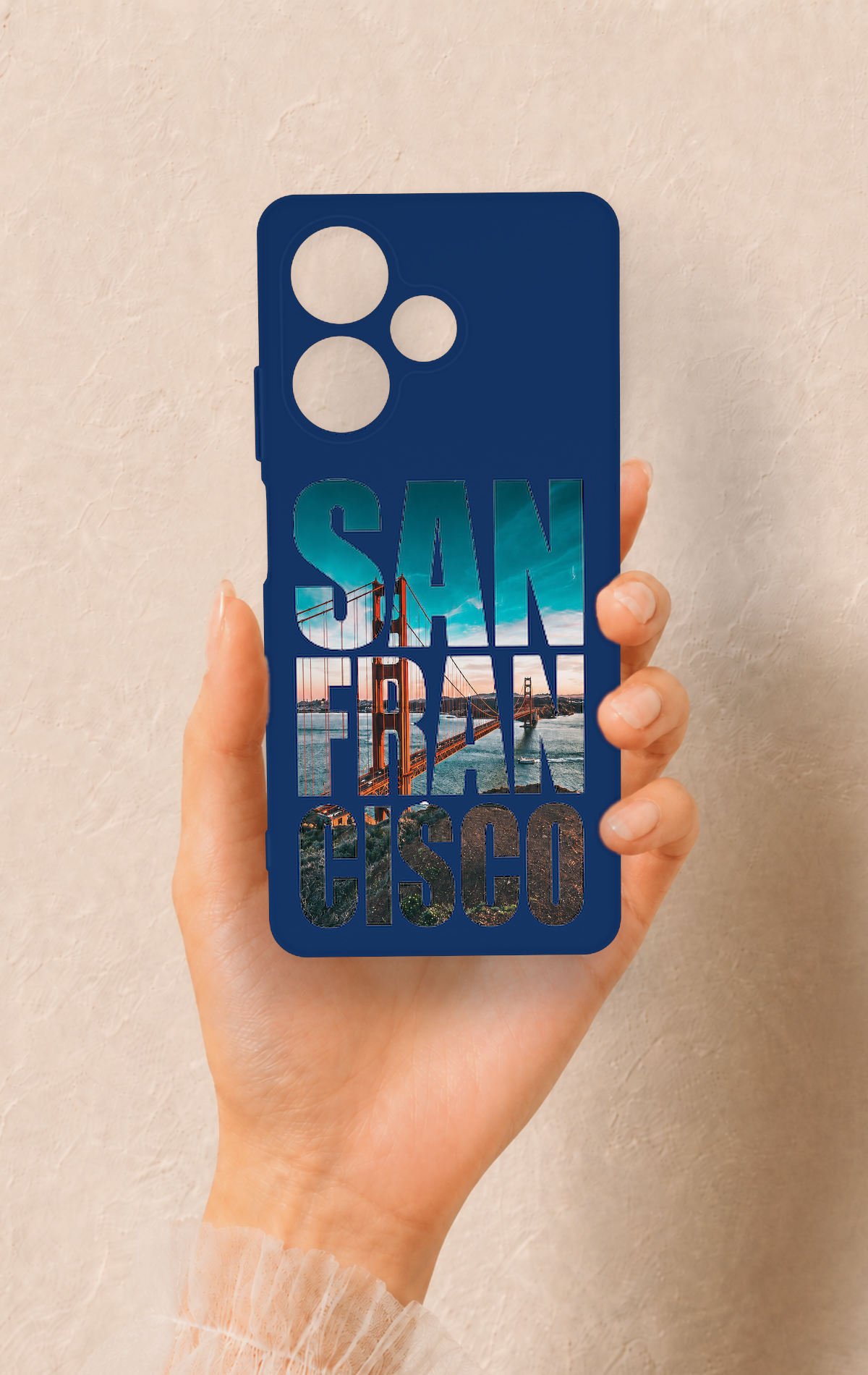 İnfinix Hot 30 Uyumlu San Francisco Desenli Silikon Kılıf