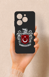 Tecno Spark 20C Uyumlu Türk Arma Desenli Silikon Kılıf