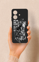 Realme Note 60 Uyumlu Fear No Evil Desenli Silikon Kılıf