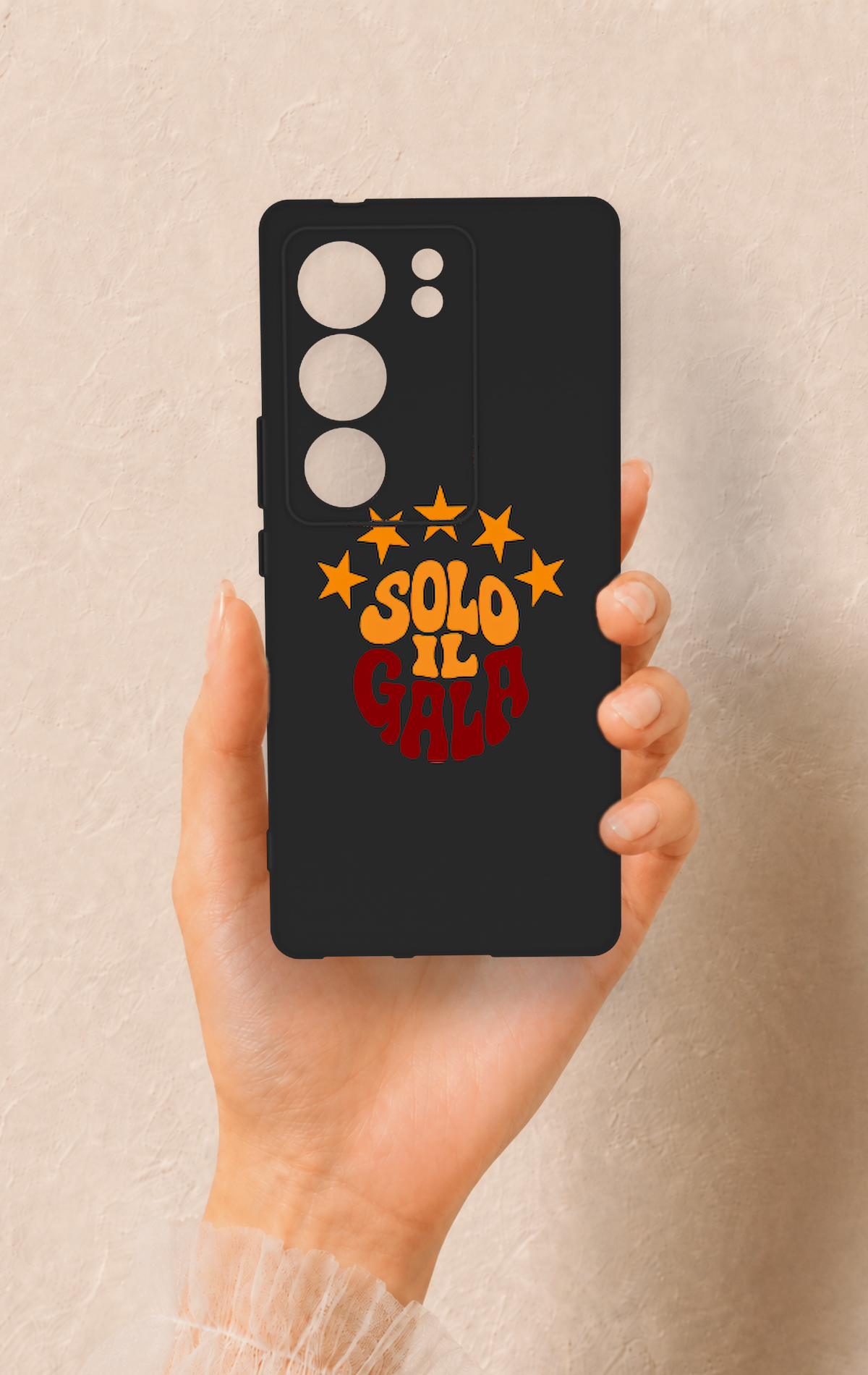Vivo V29 Uyumlu Solo IL Gala Desenli Silikon Kılıf