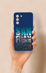 Samsung-S21FE Uyumlu San Francisco Desenli Silikon Kılıf