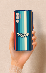 Tecno Pova 3 Uyumlu Vintage Desenli Silikon Kılıf