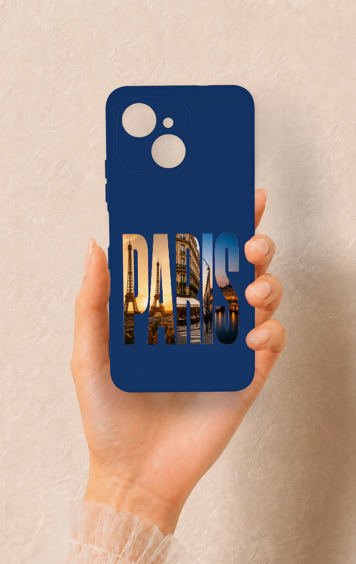 Tecno Spark 40C Uyumlu Paris Desenli Silikon Kılıf
