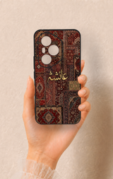 Honor 400 Pro Uyumlu Vintage Halı Desenli Silikon Kılıf
