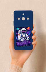 Realme 11 Pro Uyumlu Astronot DJ Desenli Silikon Kılıf