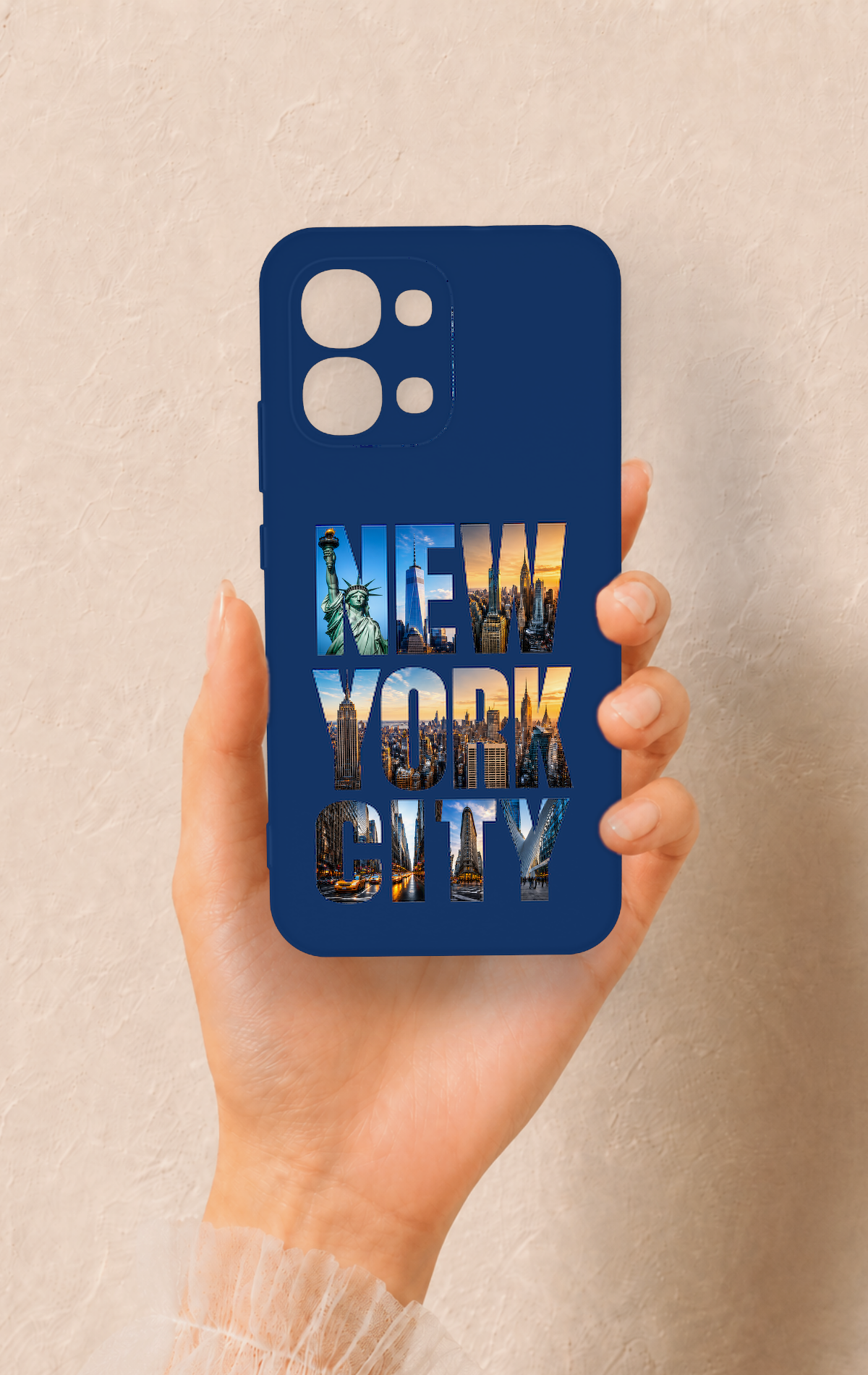 Oppo A6 Pro Uyumlu New York City Desenli Silikon Kılıf