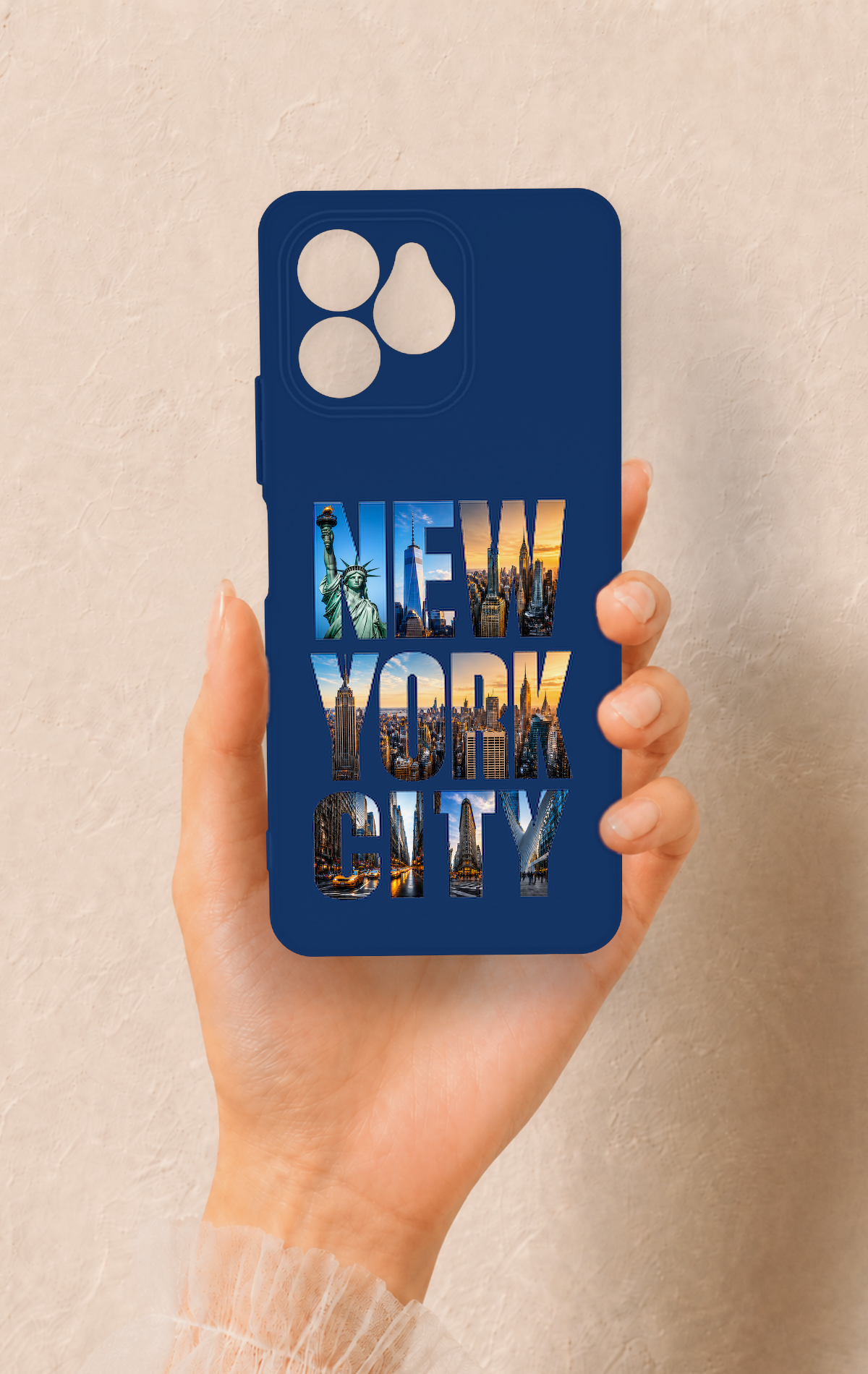 Omix x6 Uyumlu New York City Desenli Silikon Kılıf