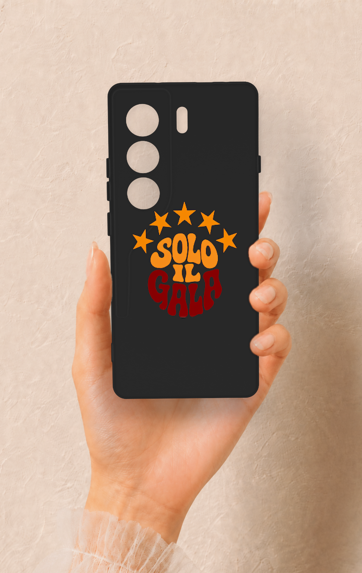 Tecno Camon 40 4G Uyumlu Solo IL Gala Desenli Silikon Kılıf