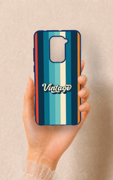 Redmi Note 9 Uyumlu Vintage Desenli Silikon Kılıf