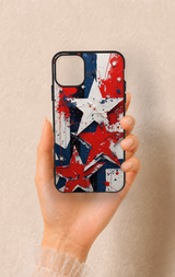 iPhone 11 Pro Max Uyumlu Star Flag Desenli Silikon Kılıf