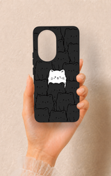 Honor 200 5G Uyumlu Many Cats Desenli Silikon Kılıf