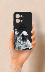Oppo A6 Pro Uyumlu Not Today Desenli Silikon Kılıf
