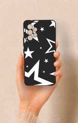 Samsung A53 Uyumlu Siyah Mega Star Desenli Silikon Kılıf