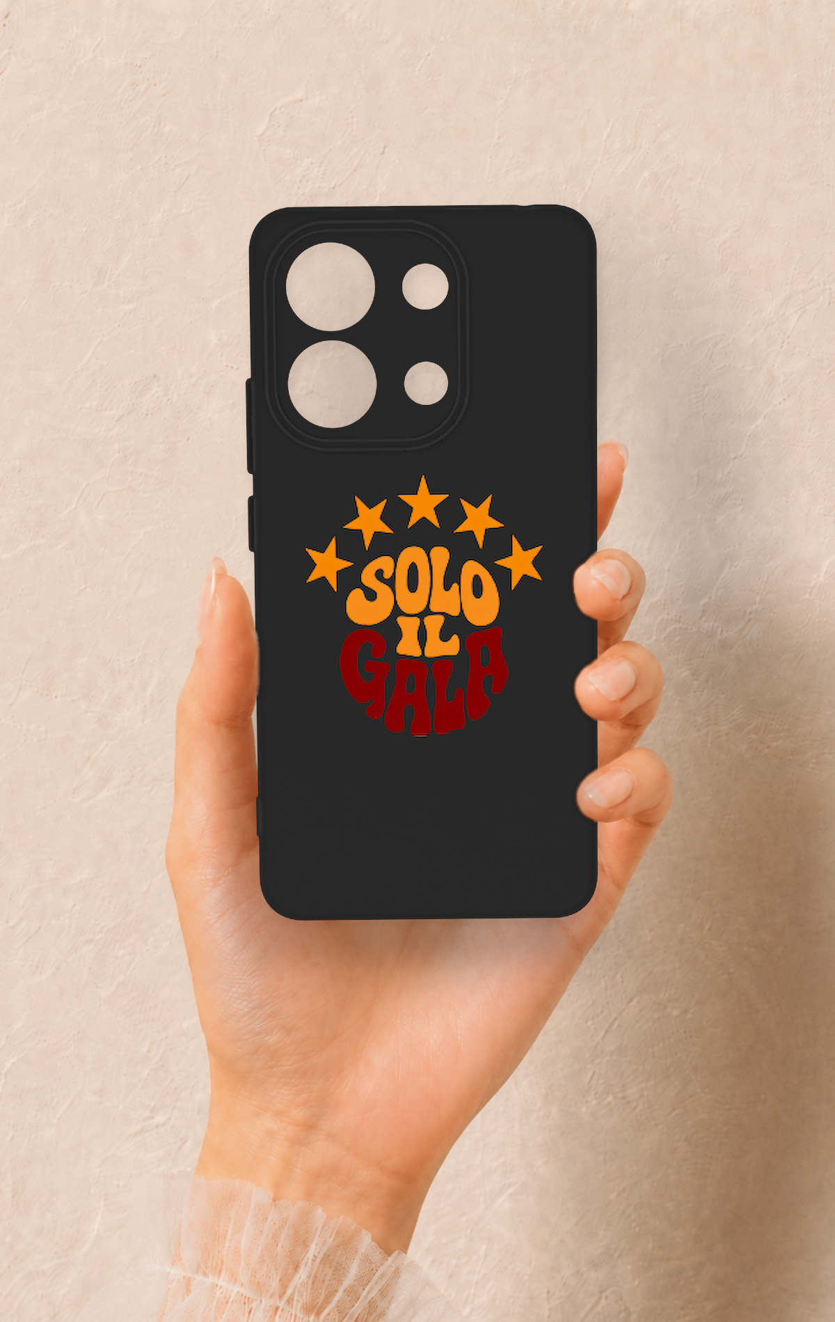 Redmi Note 13 4G Uyumlu Solo IL Gala Desenli Silikon Kılıf