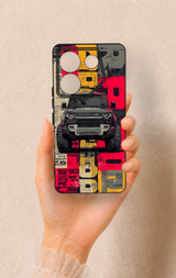Tecno Caman 20 Pro 5G Uyumlu Defender Truck Desenli Silikon Kılıf