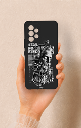 Samsung A53 Uyumlu Fear No Evil Desenli Silikon Kılıf