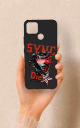 Realme C25 Uyumlu Sync Die Desenli Silikon Kılıf
