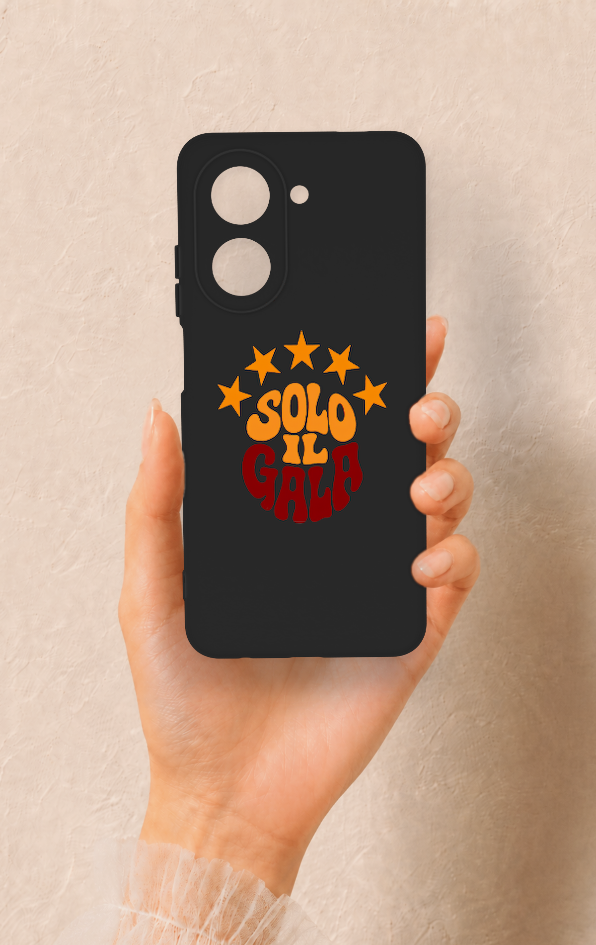 Redmi A5 Uyumlu Solo IL Gala Desenli Silikon Kılıf