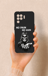 Oppo Reno 5 Lite Uyumlu No Pain No Gain Desenli Silikon Kılıf