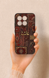 Mi 15T 5G Uyumlu Vintage Halı Desenli Silikon Kılıf