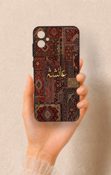 Samsung A05 Uyumlu Vintage Halı Desenli Silikon Kılıf