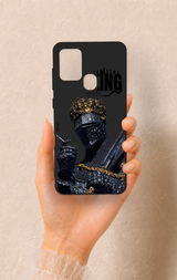 Samsung A21S Uyumlu King Desenli Silikon Kılıf