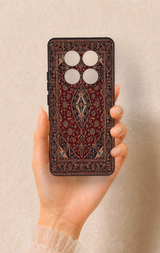 Redmi Note 14 Pro 5G Uyumlu Acem Halı Desenli Silikon Kılıf