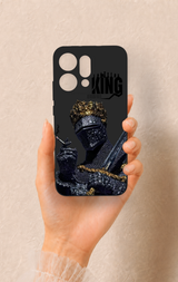 Oppo Reno 14 Uyumlu King Desenli Silikon Kılıf