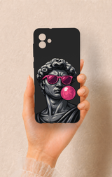 Samsung A04 Uyumlu Pop David Desenli Silikon Kılıf