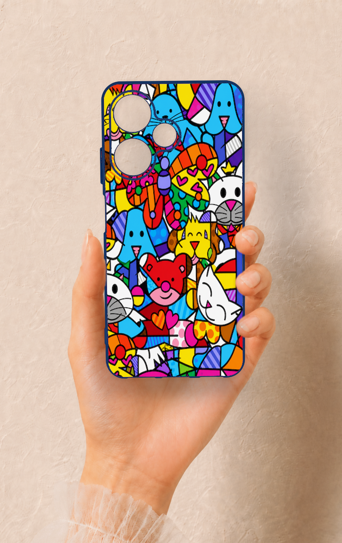 İnfinix Hot 30i Uyumlu Britto Garden Desenli Silikon Kılıf